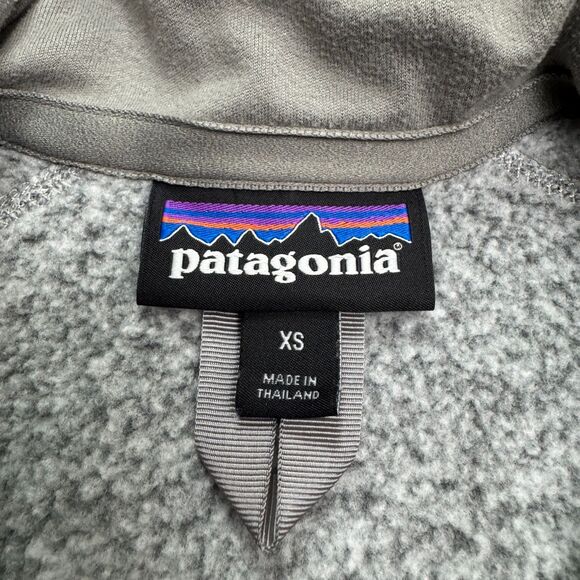 Patagonia Better Sweater 1/4 Zip Fleece Jacket Women XS Gray Outdoor Hiking Camp - Picture 7 of 14